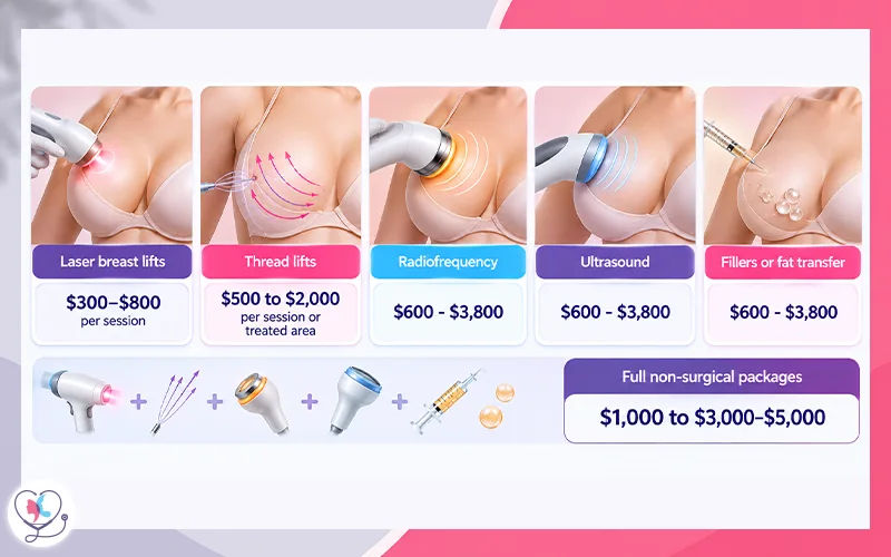 Cost of Non-Surgical Breast Lift Alternative in Turkey