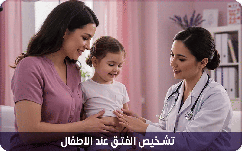 تشخيص الفتق عند الاطفال