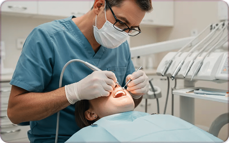 Veneers Placement and Preparing of Teeth