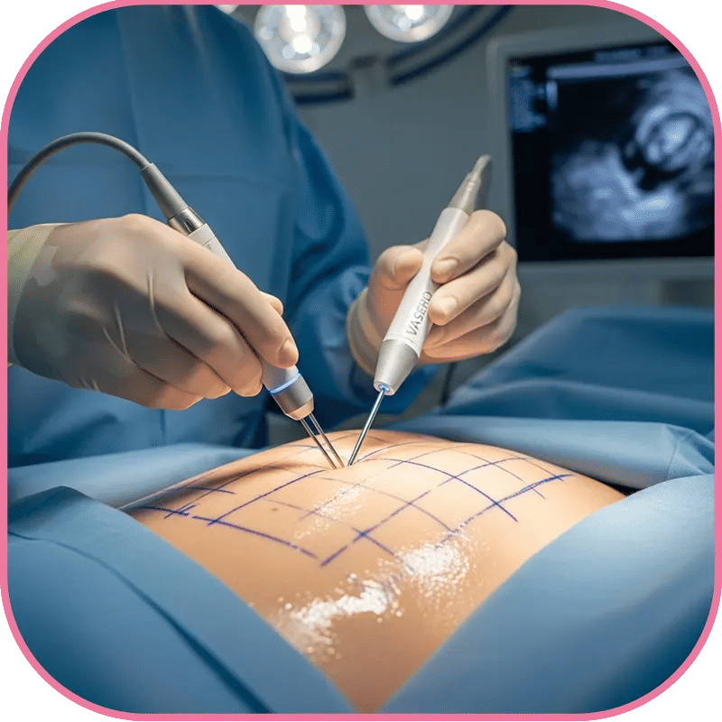 cout chirurgie six-pack Turquie - vaser hd