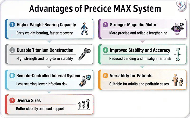 Advantages of Precice MAX System