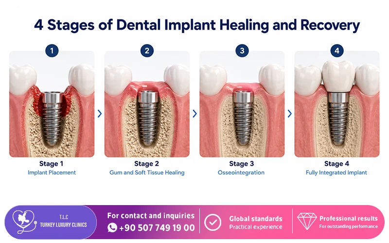 4 Stages of Dental Implant Healing and Recovery