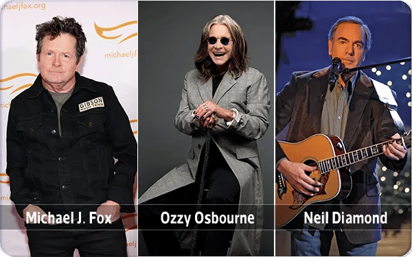 Famous Actors, Musicians, and Entertainers with Parkinson’s Disease