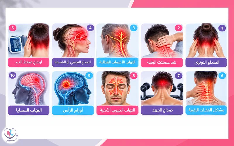ماسبب وجع الراس من الخلف؟