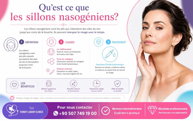 Qu’est ce que les sillons nasogéniens?