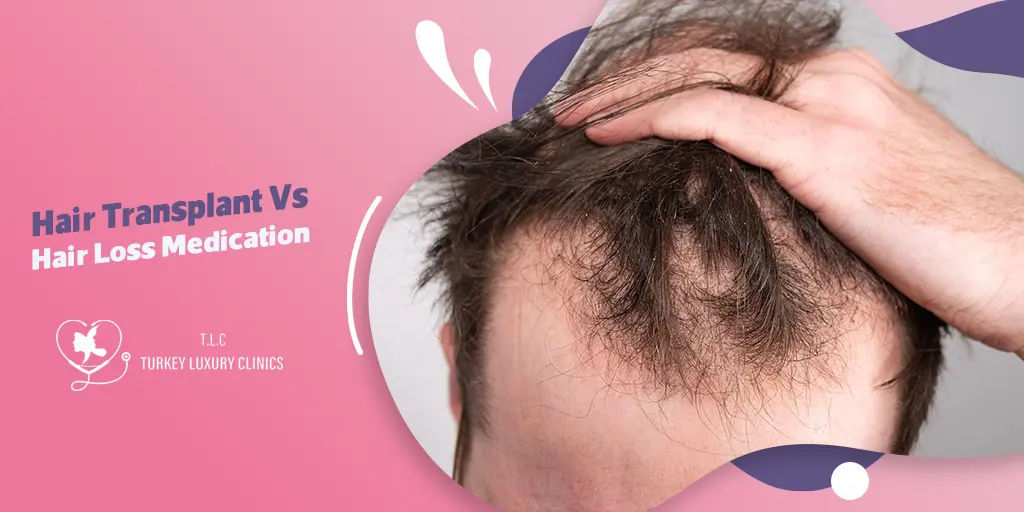 Haartransplantation vs. Haarausfallmedikamente