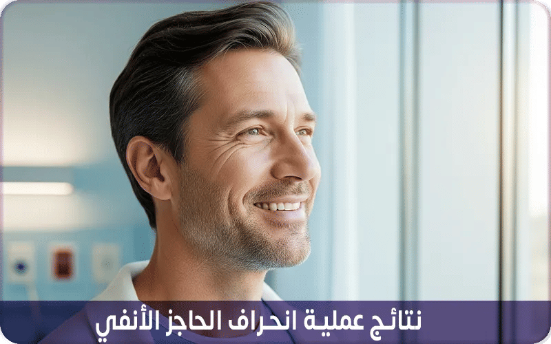 نتائج عملية انحراف الحاجز الأنفي