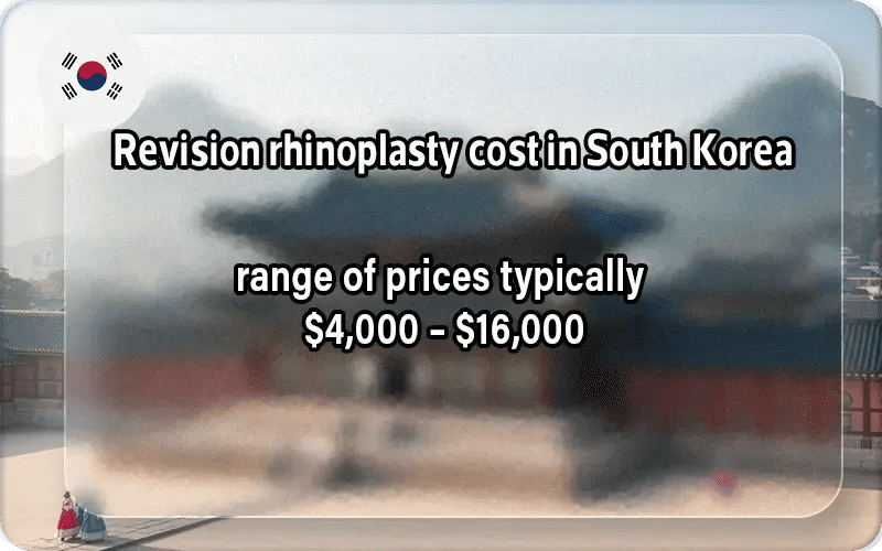Revision rhinoplasty cost in South Korea