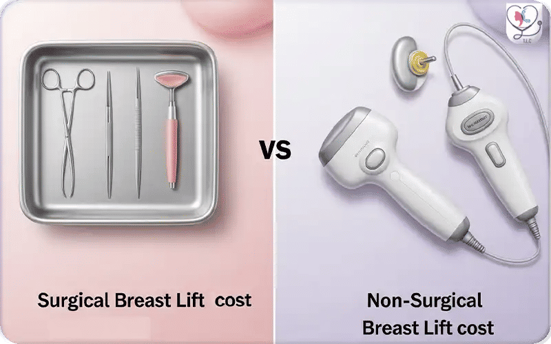 Cost of Surgical, Non Surgical, and Combination Breast Lifts