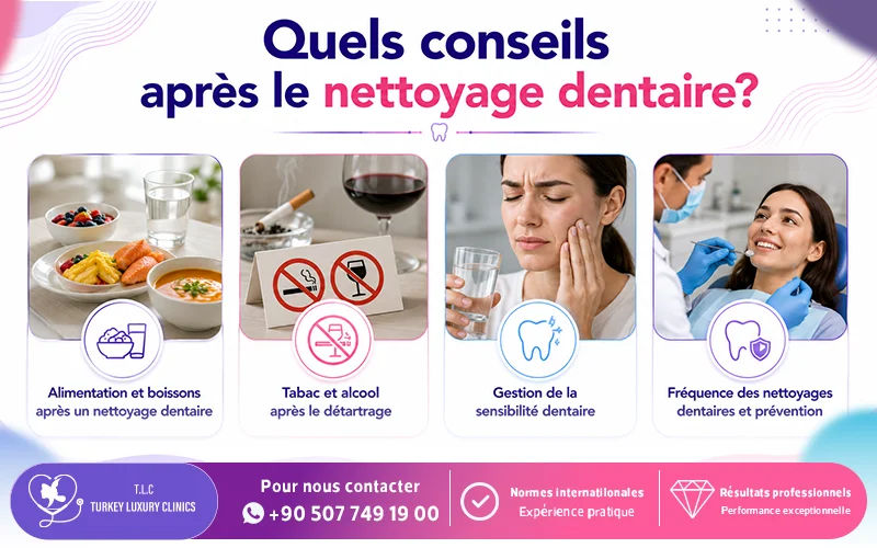 Quels conseils après le nettoyage dentaire?