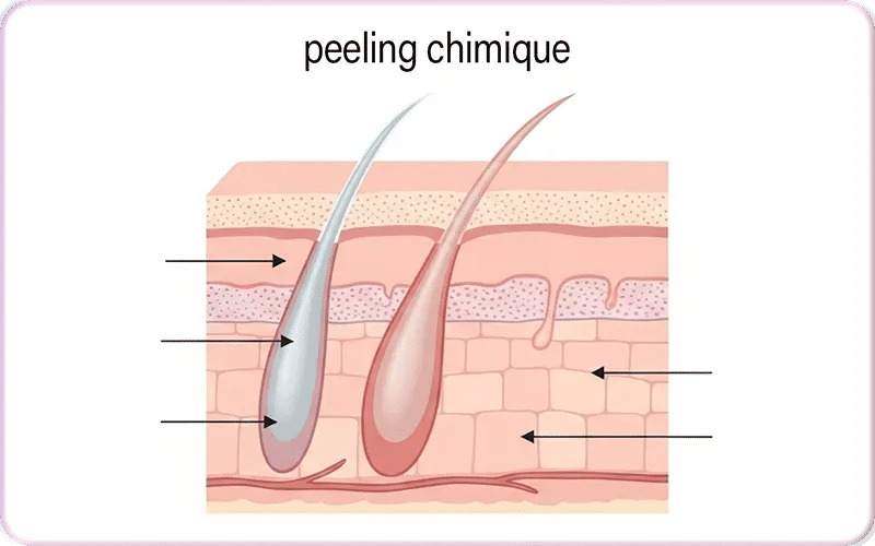 peeling chimique avant apres - peeling chimique visage avant-après
