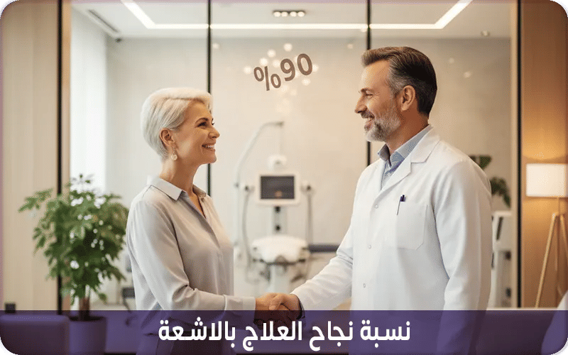 نسبة نجاح العلاج بالاشعة