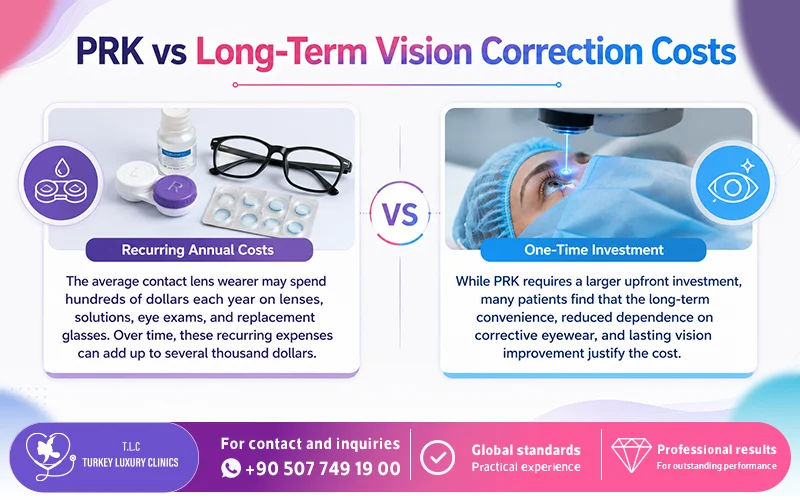 PRK vs Long-Term Vision Correction Costs PRK vs Long-Term Vision Correction Costs