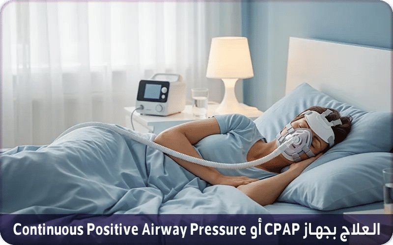 أولاً: جهاز CPAP أو Continuous Positive Airway Pressure