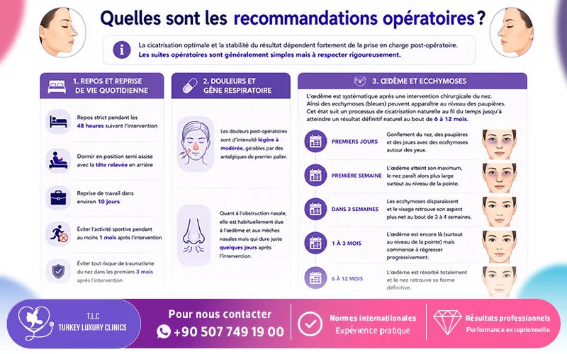 Quelles sont les recommandations opératoires?