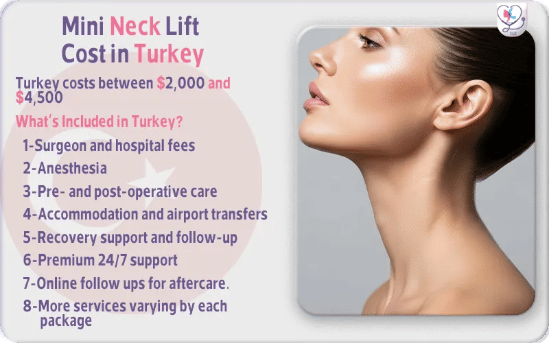 Mini Neck Lift Cost in Turkey (2026 update)
