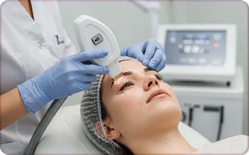 أنواع علاج الهالات السوداء بدون جراحة