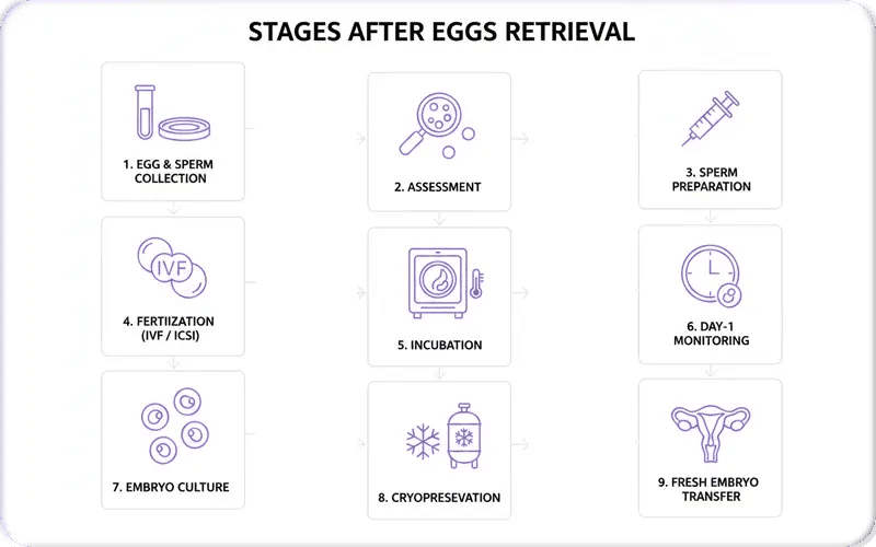 Egg Fertilization and Embryo Development in the Lab