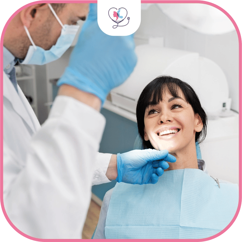 المتابعة بعد تركيب ابتسامة هوليود