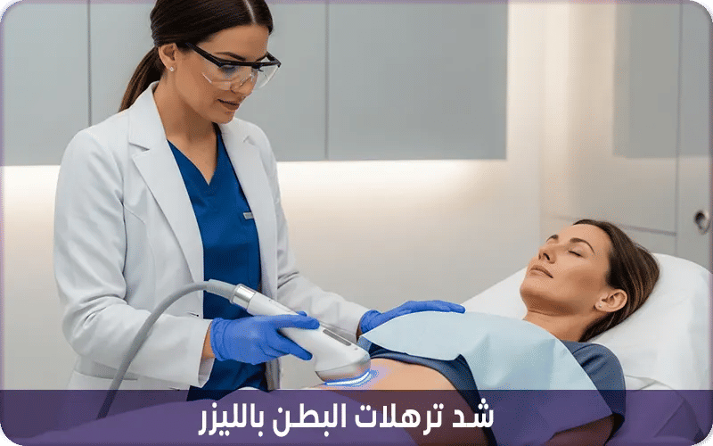شد ترهلات البطن بالليزر