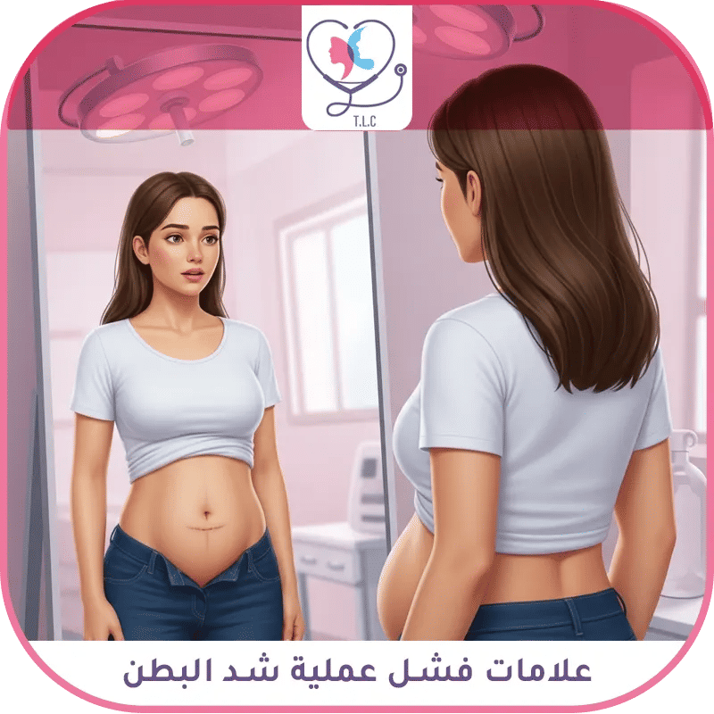 علامات فشل عملية عملية شد البطن بالصور