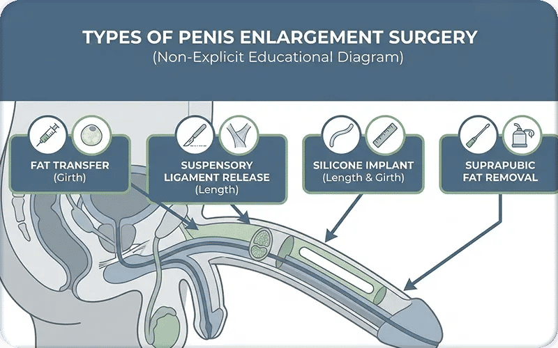 Types of Penis Enlargement Surgery in Turkey