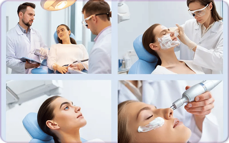 laser lifting visage