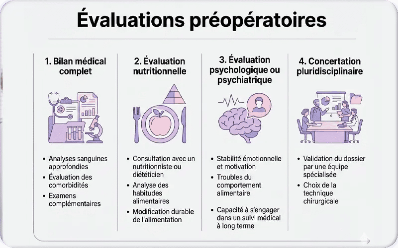 Évaluations préopératoires