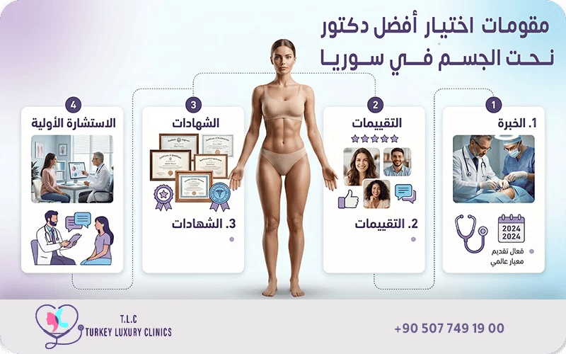 أفضل دكتور نحت الجسم في سوريا