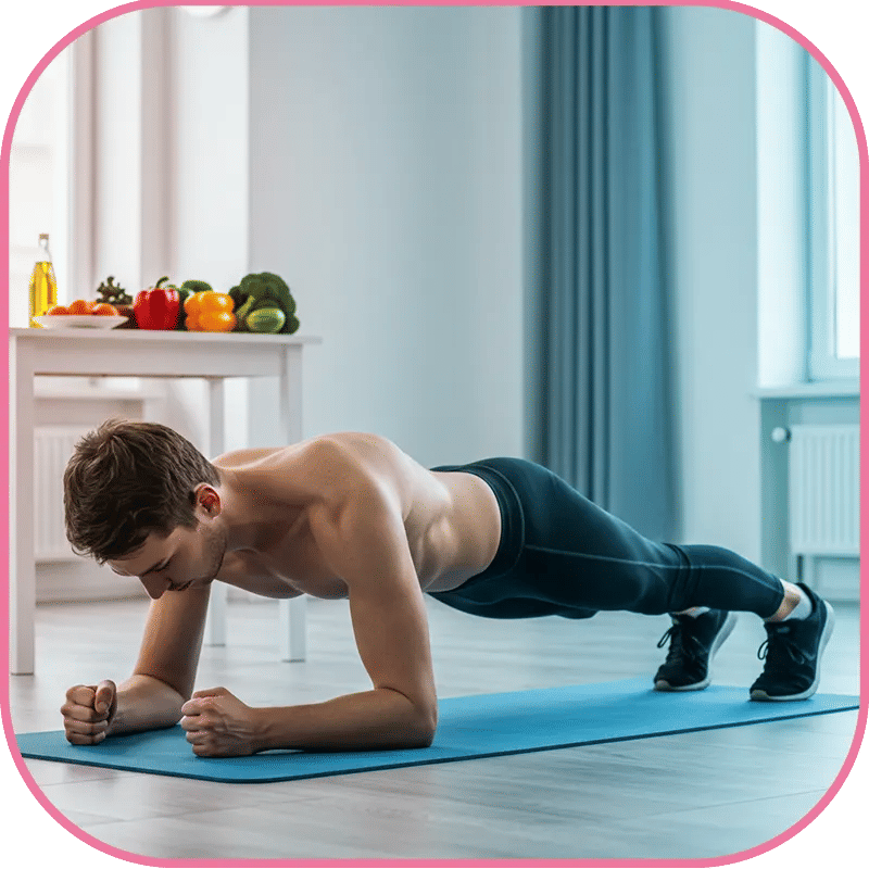 exercices post chirurgie six-pack