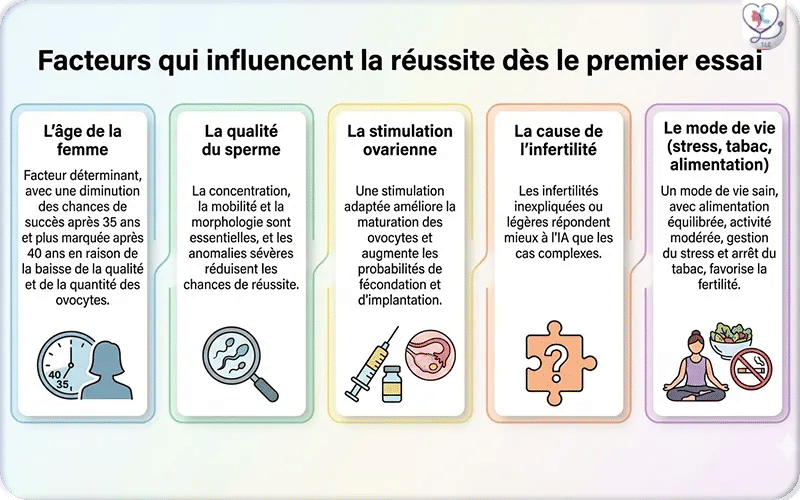 Facteurs qui influencent la réussite dès le premier essai