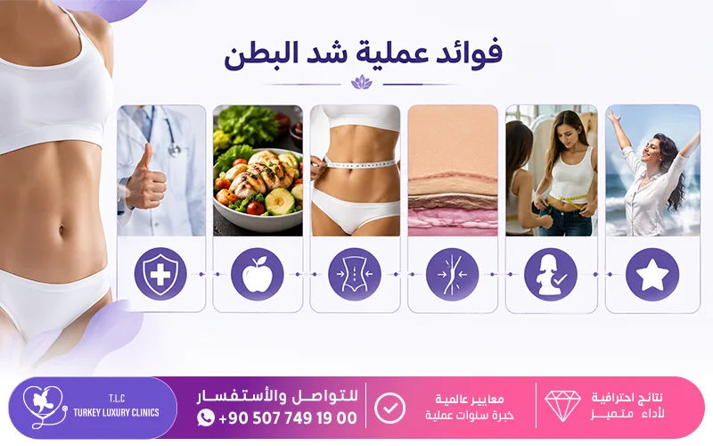 فوائد عملية شد البطن