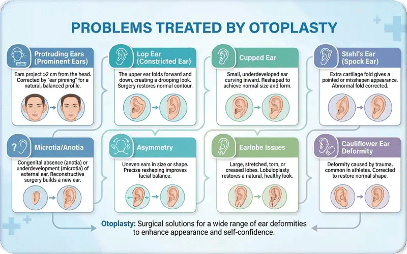 Problems Treated by Otoplasty