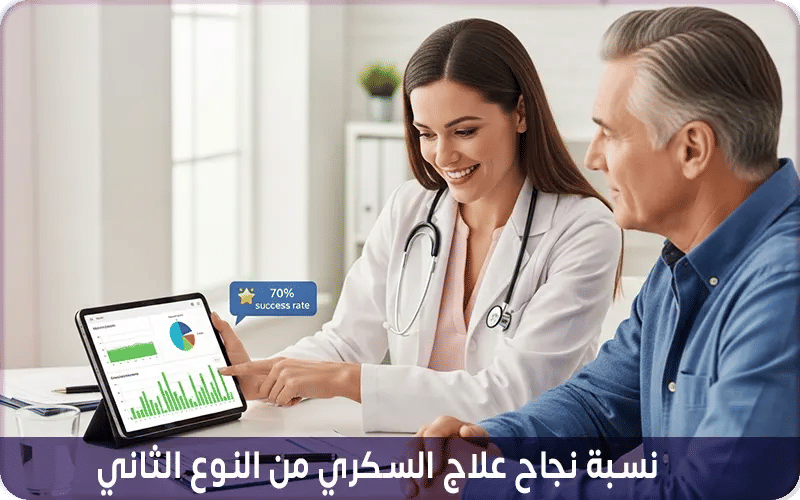 نسبة نجاح علاج السكري من النوع الثاني