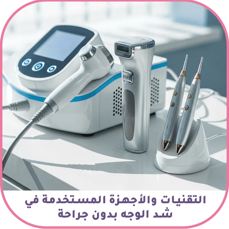 أجهزة وتقنيات متطورة لشد الوجه بدون جراحة في تركيا