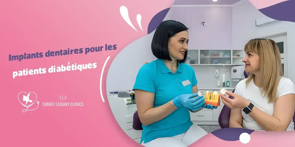 Implants dentaires pour les patients diabétiques