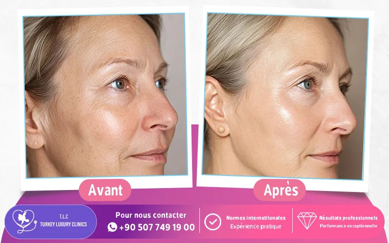 Résultats avant / après mésothérapie visage