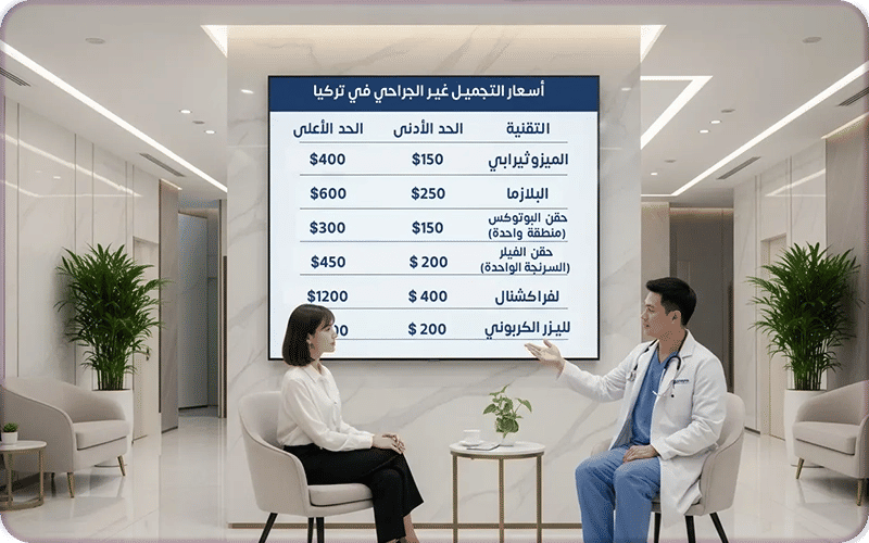 ما هي أسعار التجميل غير الجراحي في تركيا؟