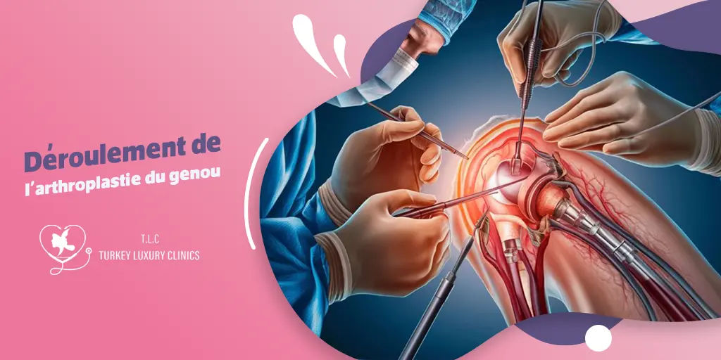 Déroulement de l'arthroplastie du genou : Étape par étape