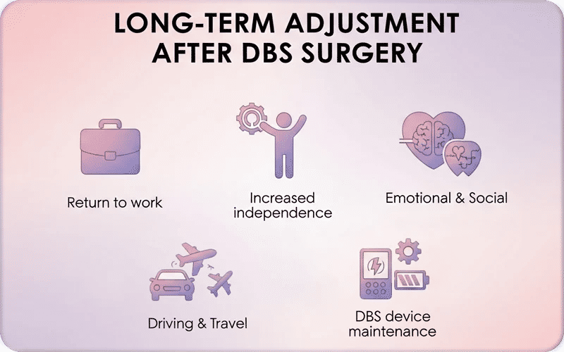 Long Term Adjustment and Lifestyle After DBS Surgery