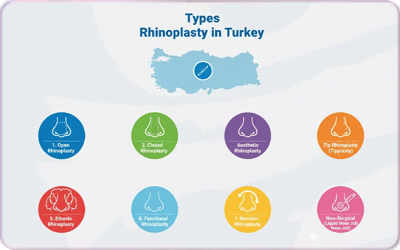 Types of Rhinoplasty (Nose Job)