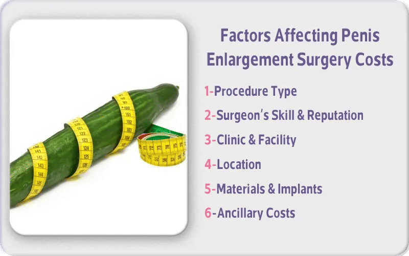 Factors Affecting Penis Enlargement Surgery Costs