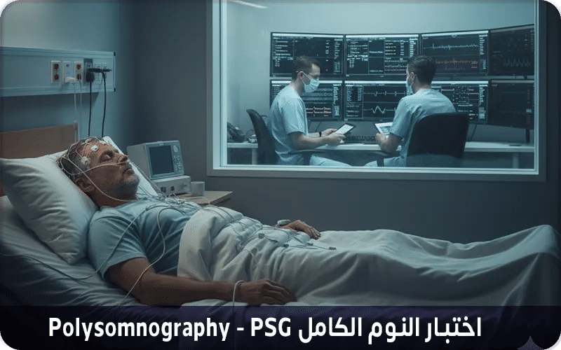 أولاً: اختبار النوم الكامل Polysomnography - PSG