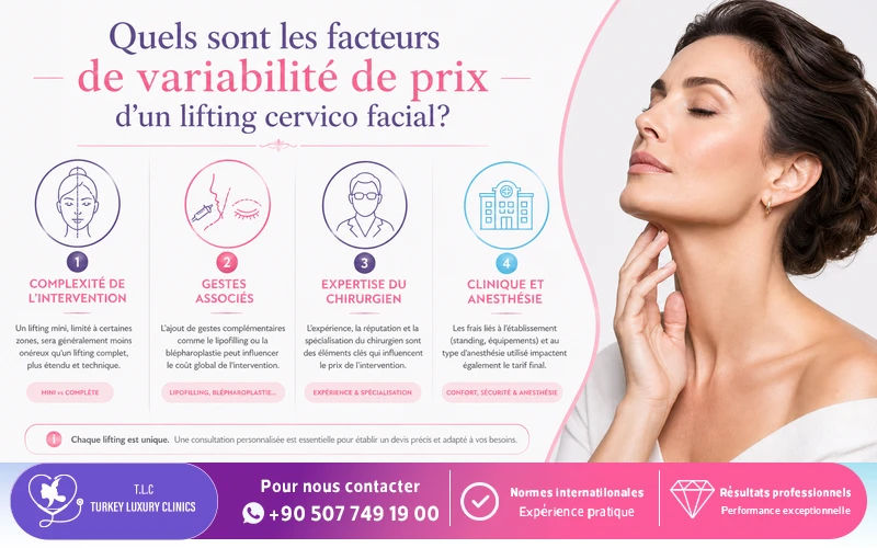 Quels sont les facteurs de variabilité de prix d’un lifting cervico facial?