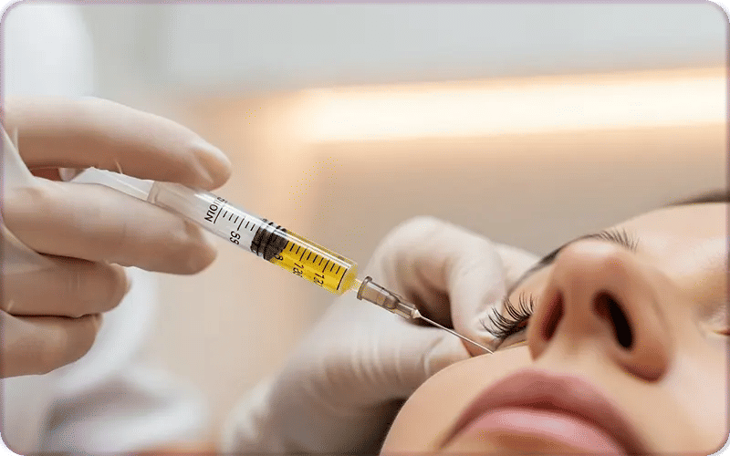 رابعاً: علاج الهالات السوداء بالبلازما PRP 