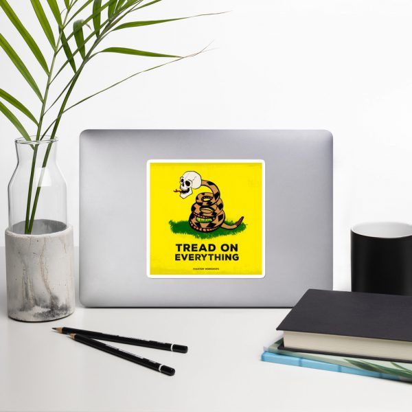 TREAD ON EVERYTHING | Sticker - Image 5