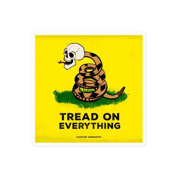 TREAD ON EVERYTHING | Sticker - Image 9