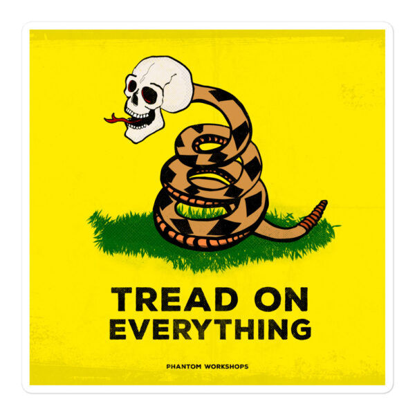 TREAD ON EVERYTHING | Sticker - Image 7