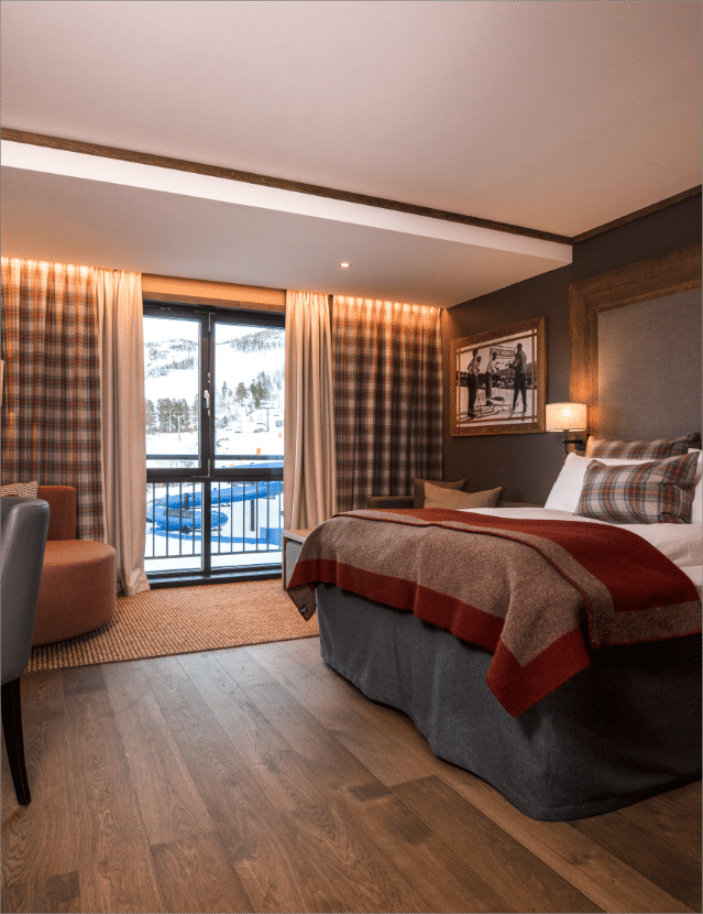 Våre koselige hotellrom på Geilo og Vestlia Resort