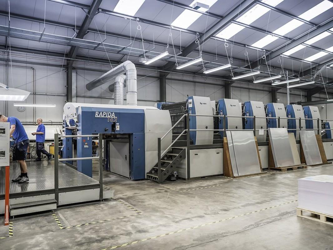 Dennis Maps KBA 162 large format litho printer